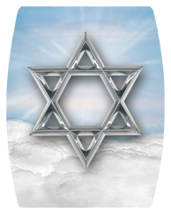 DAREC 120 BL SL Star of David Blue Silver